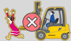 驾驶电动叉车应该注意的事项